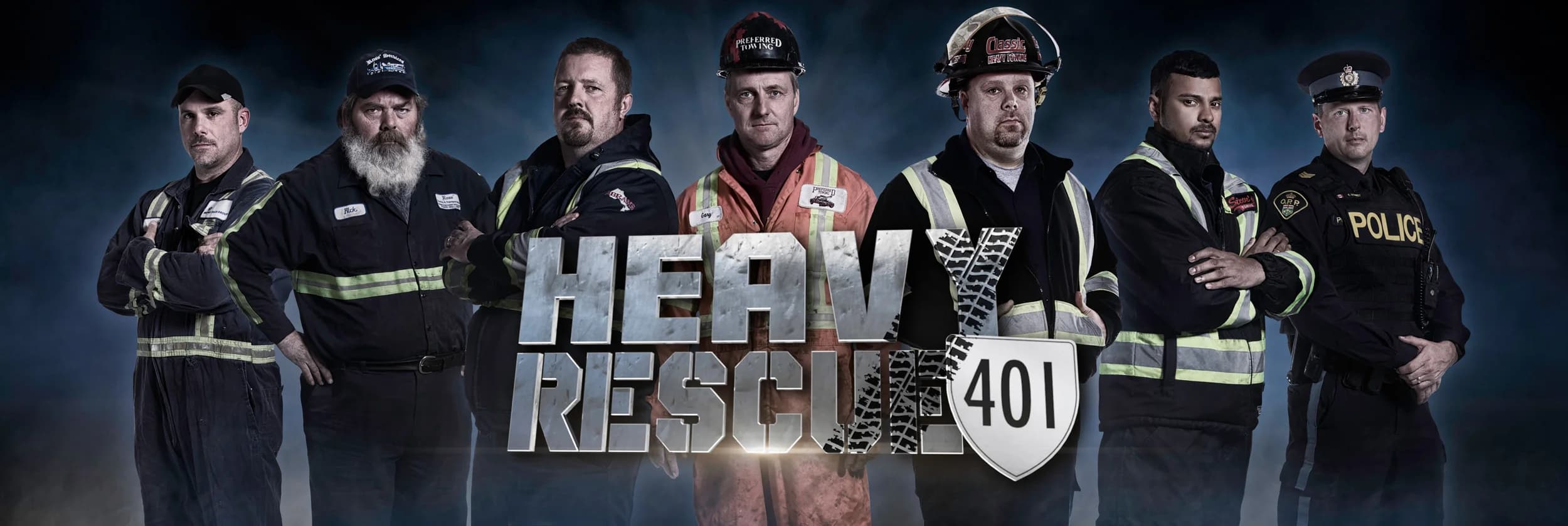 Heavy Rescue: 401 final promotional image with all cast members